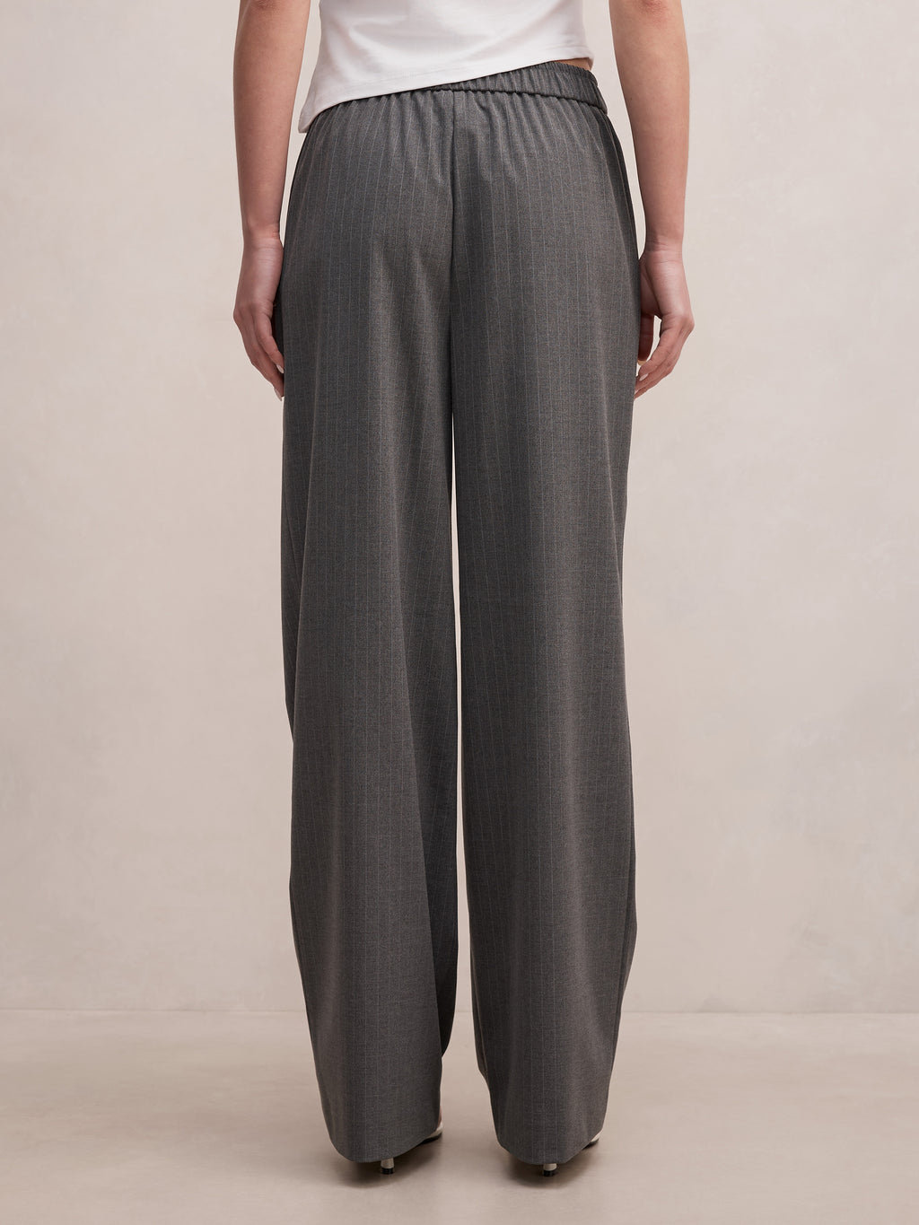Ella Elastic Wide Leg Pant