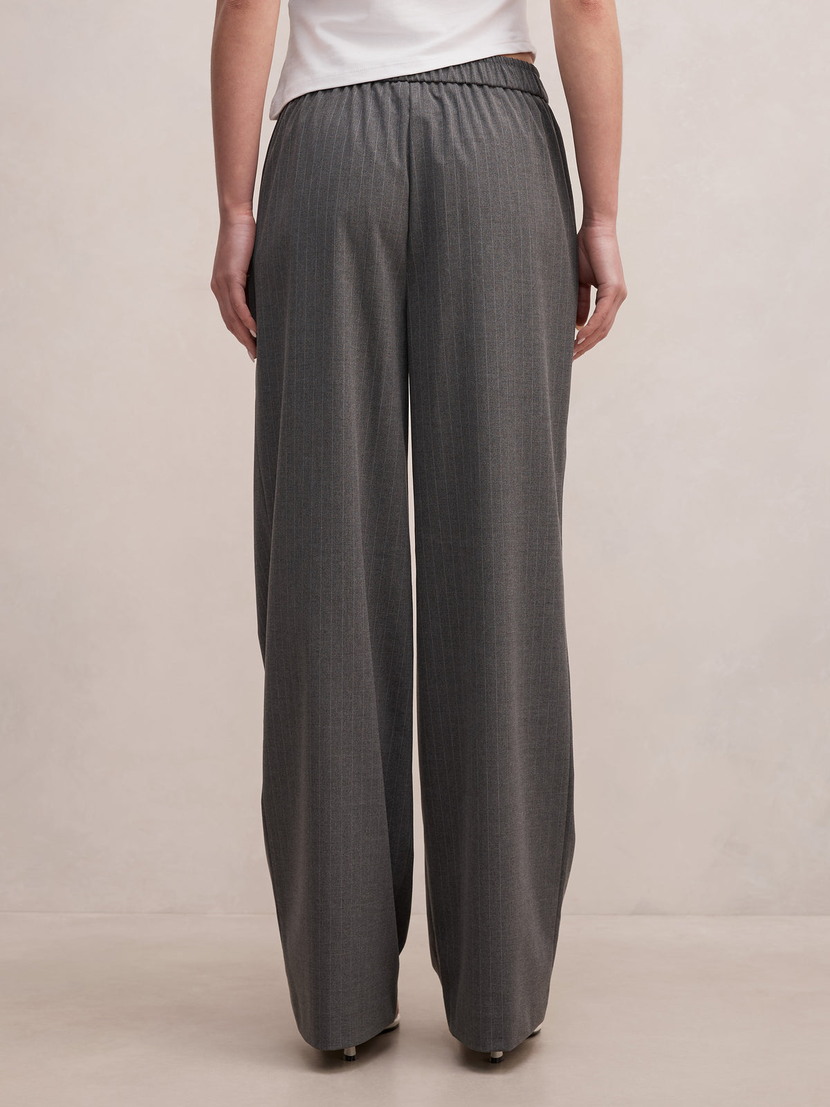 Ella Elastic Wide Leg Pant