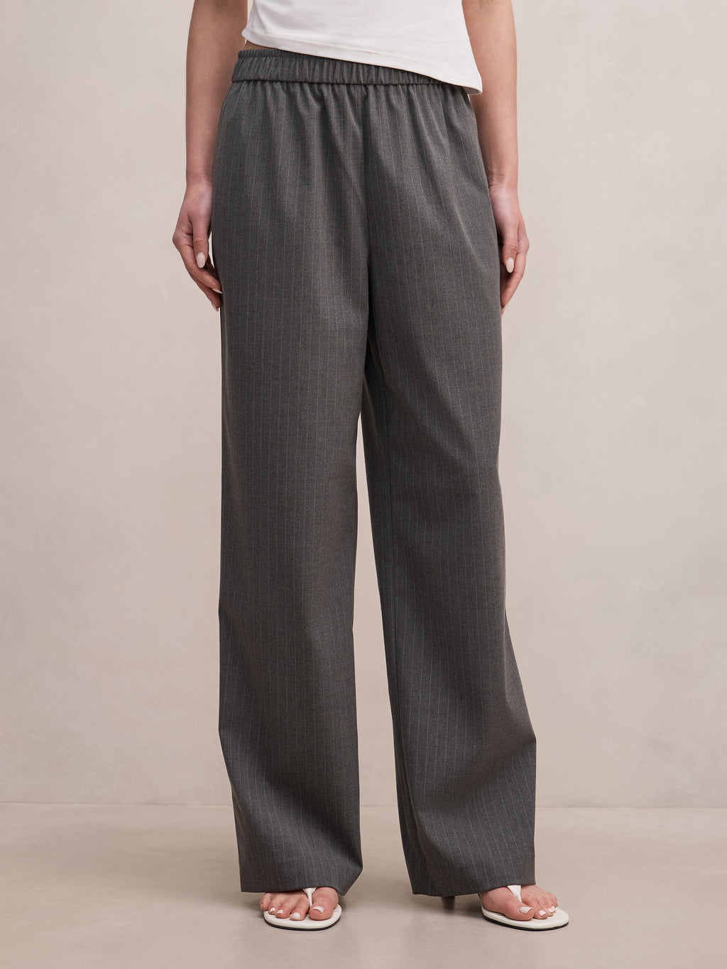 Ella Elastic Wide Leg Pant