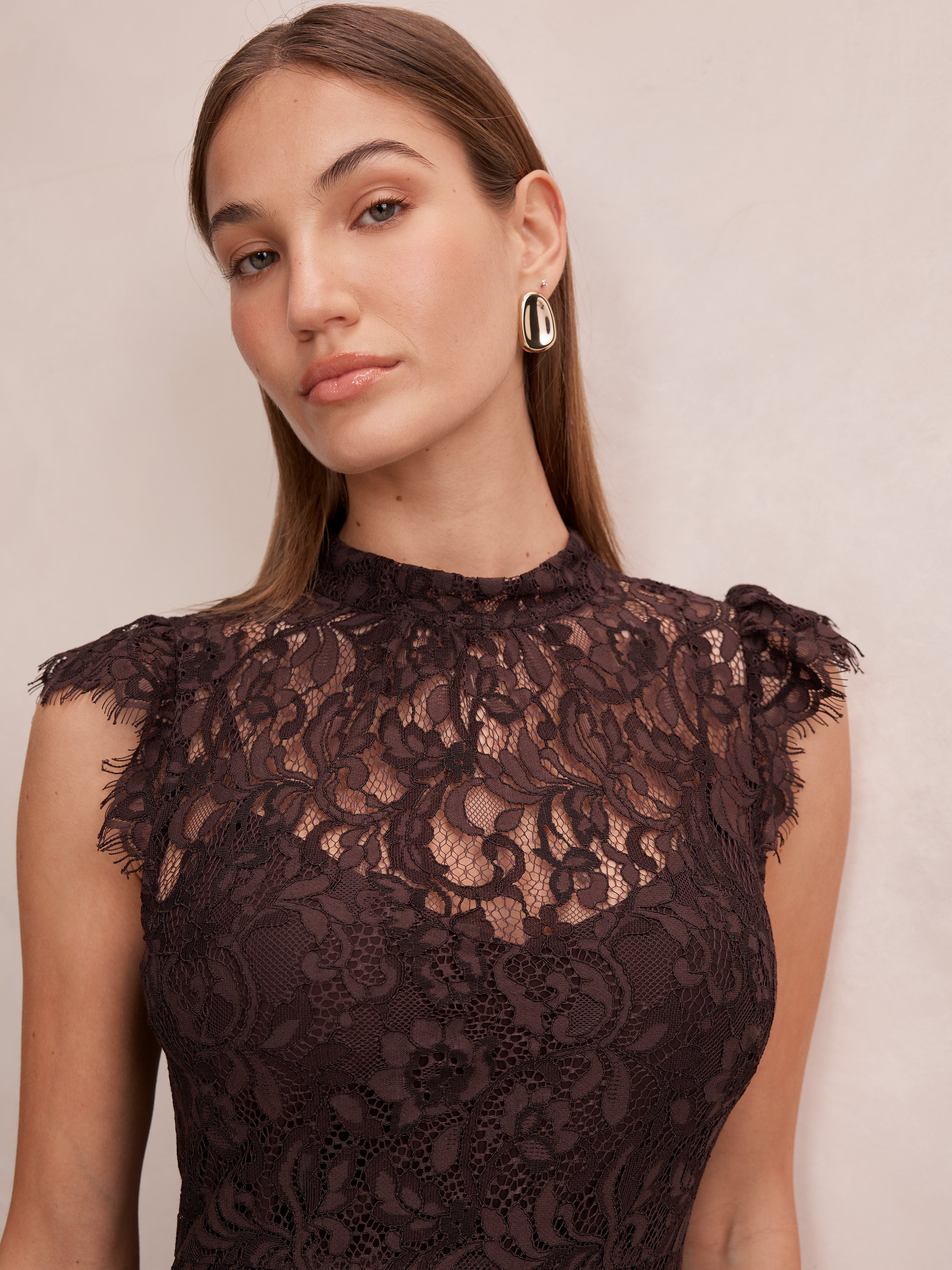 Arielle Lace Midi Dress
