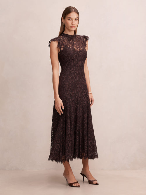 Arielle Lace Midi Dress