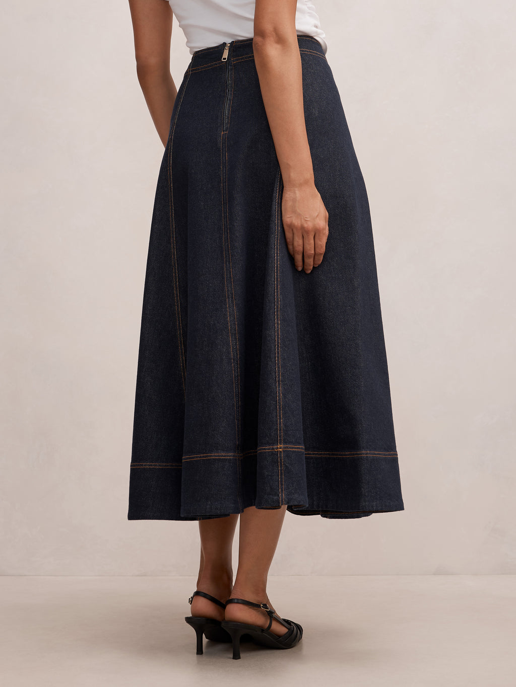 Georgia Denim Maxi Skirt