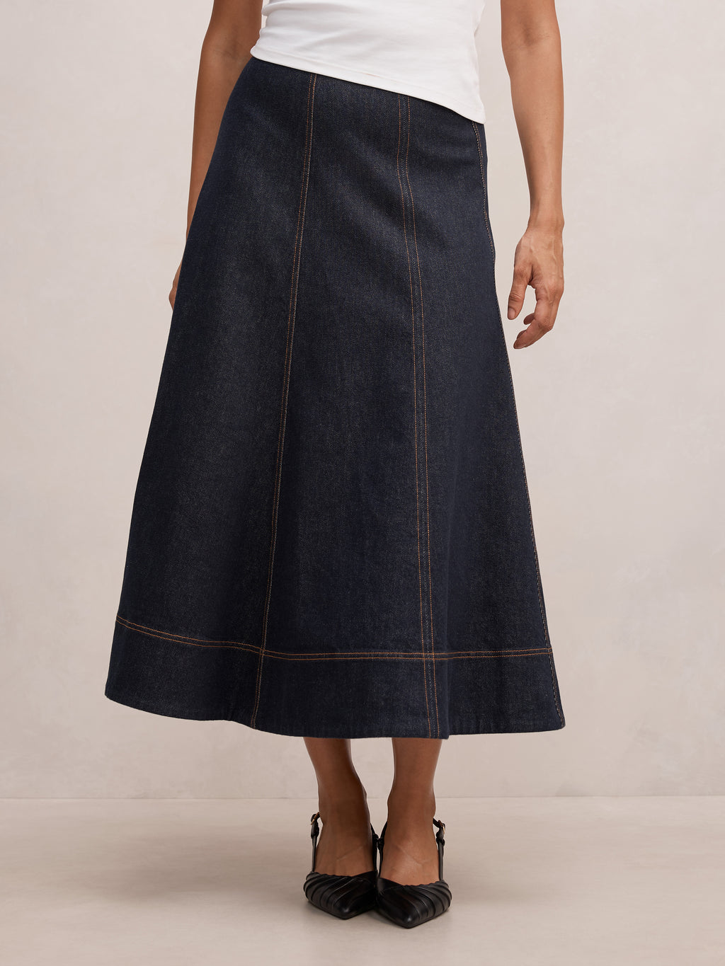 Georgia Denim Maxi Skirt
