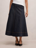 Georgia Denim Maxi Skirt