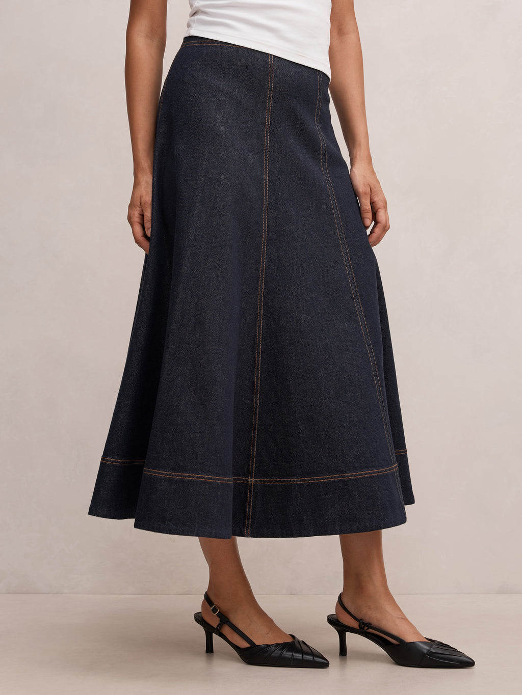 Georgia Denim Maxi Skirt