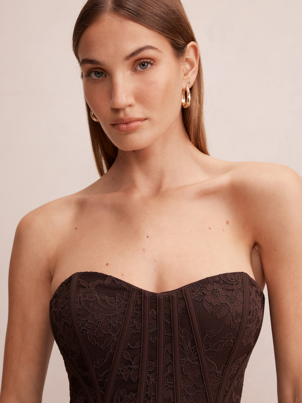 Myla Lace Corset Maxi Dress