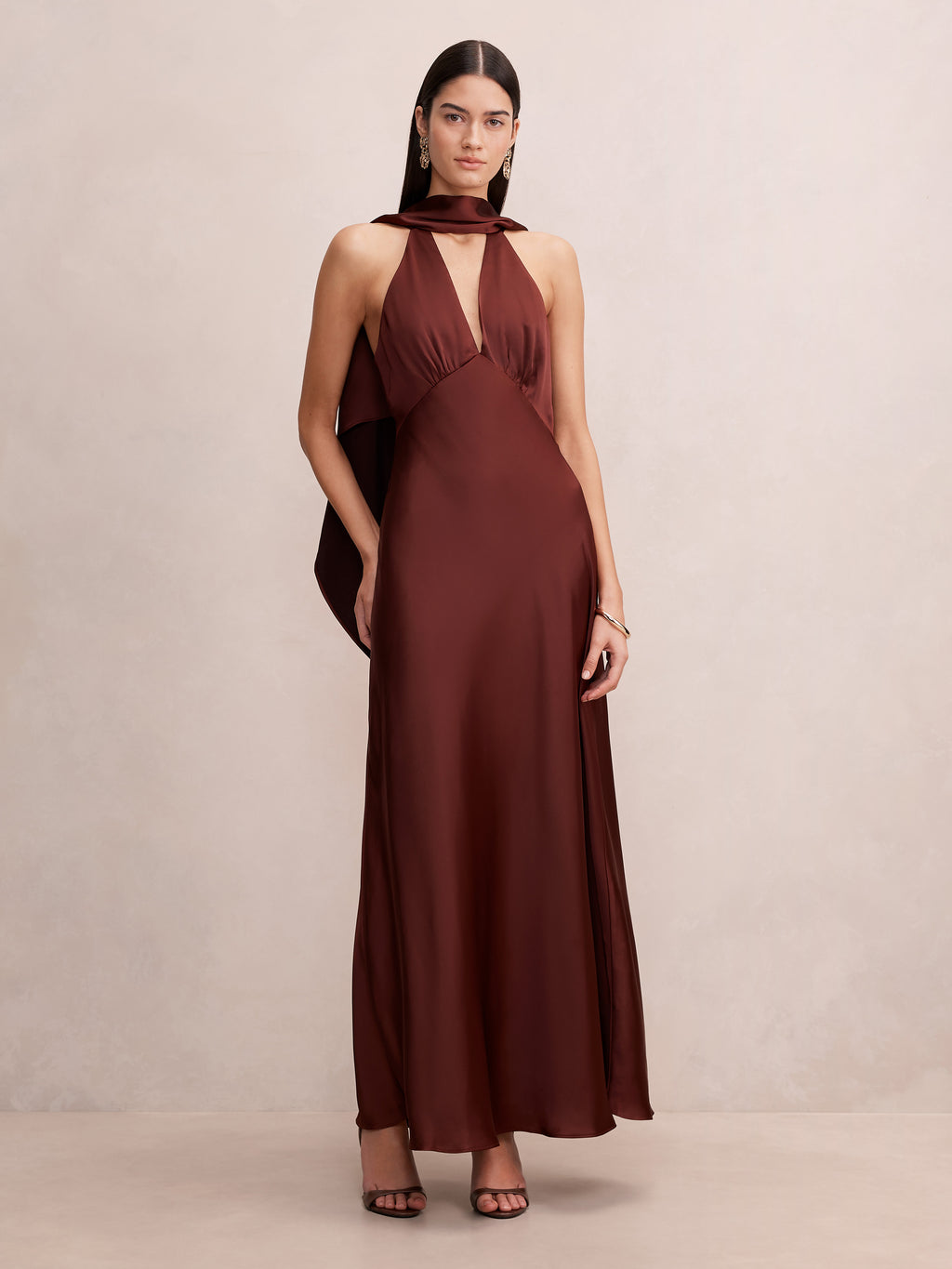 Montana Satin Scarf Maxi