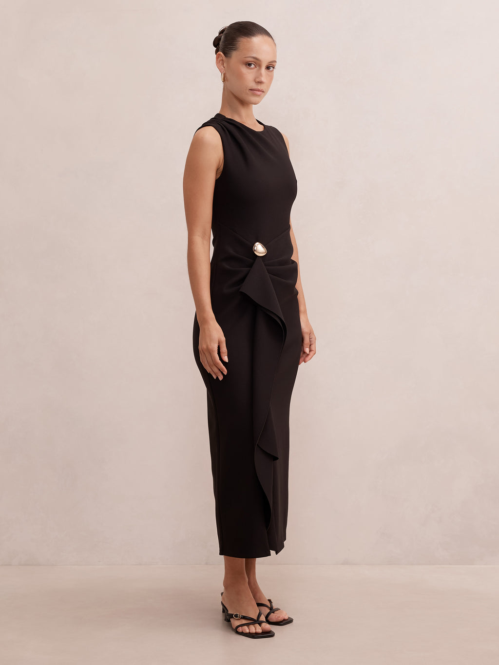 Rylie Petite Ruffle Maxi Dress
