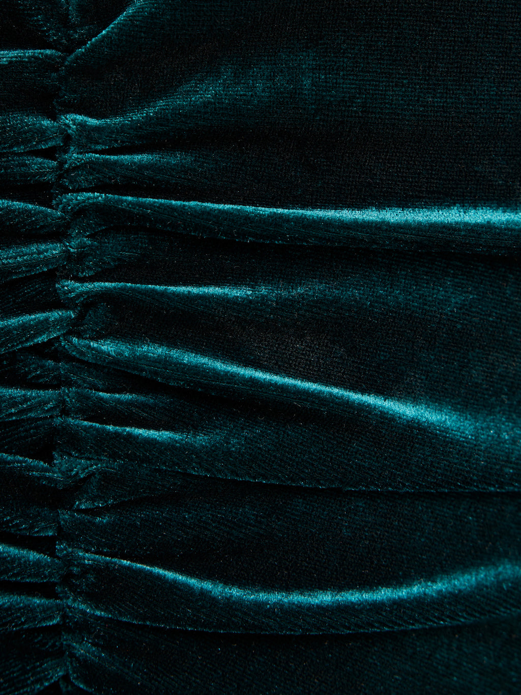 Elma Petite Velvet Ruched Maxi