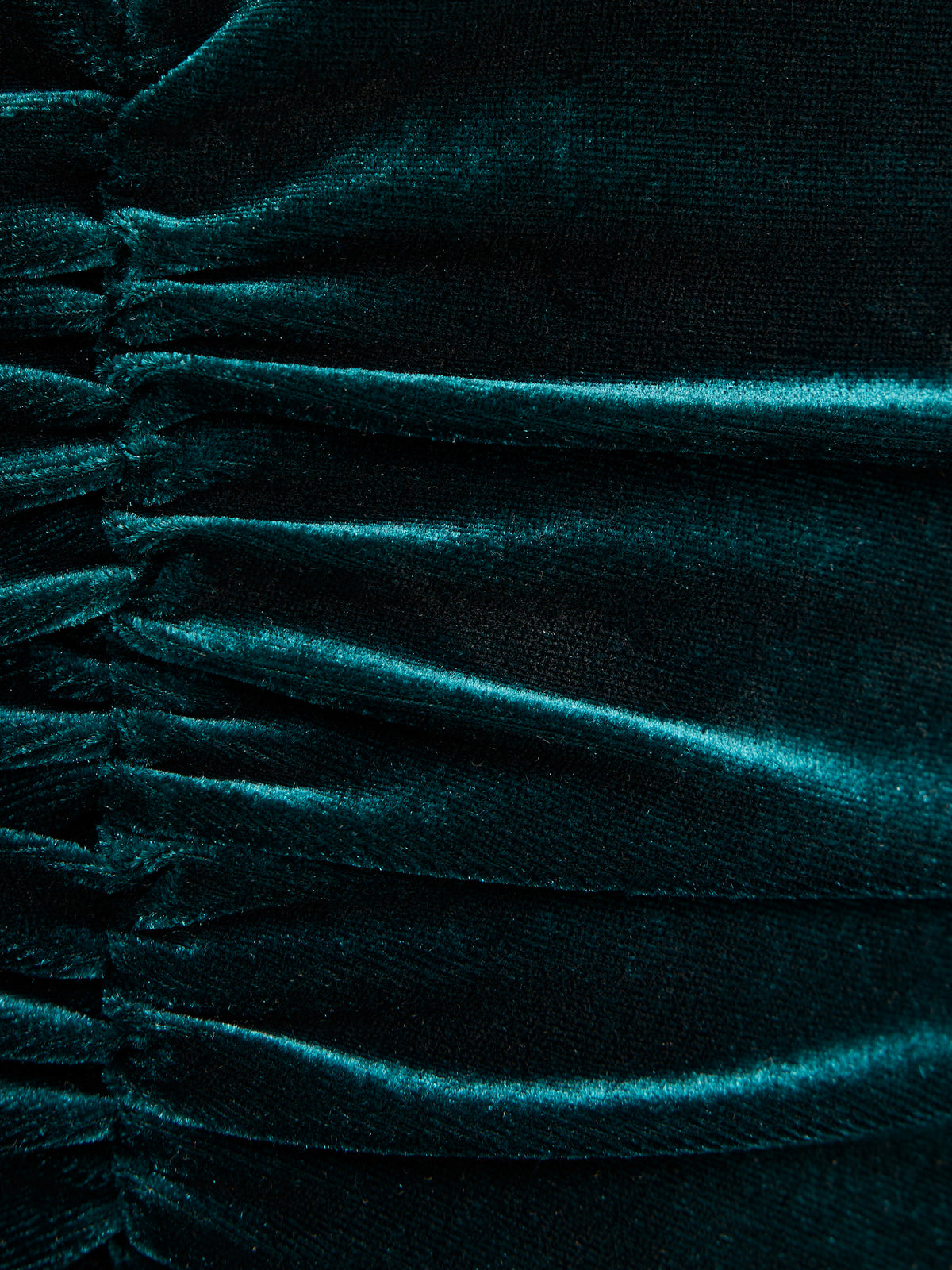 Elma Petite Velvet Ruched Maxi