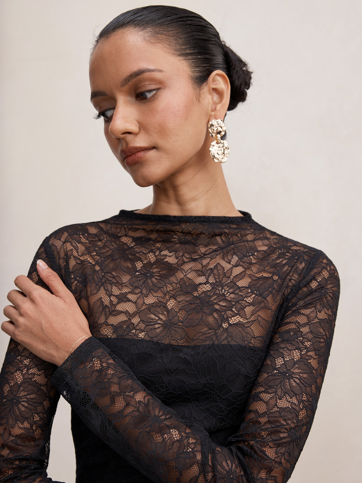 Jayde Petite Lace Bodice Maxi
