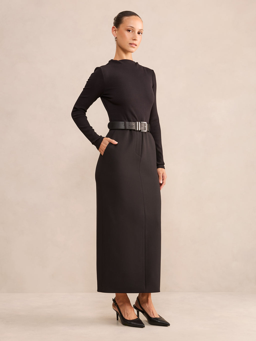 Edwina Petite 2 in 1 Midi Dress