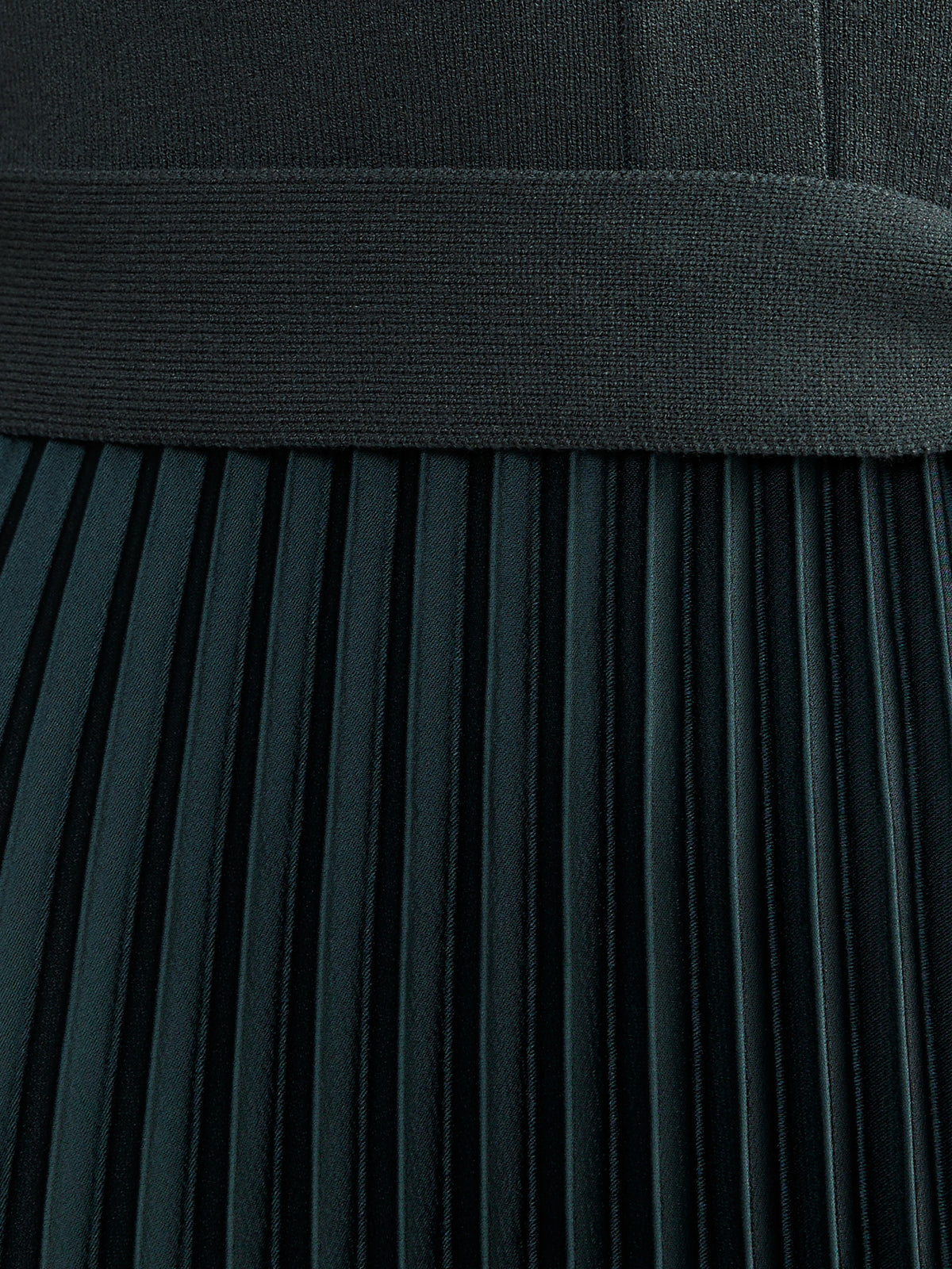 Hailey Woven Mix Knit Dress