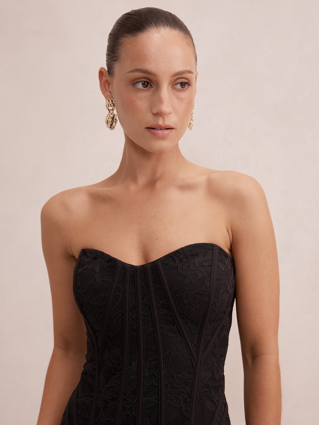 Myla Petite Corset Lace Maxi Dress