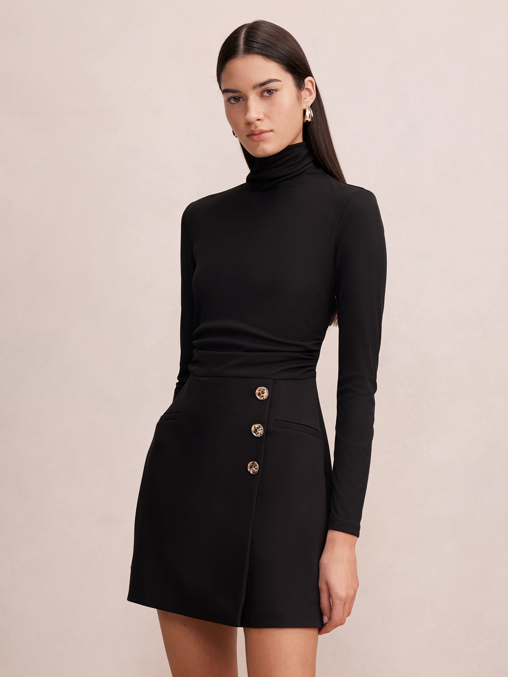 Bronwyn 2 in 1 Wrap Mini Dress