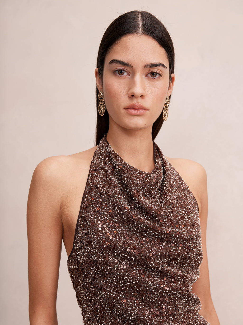 Mila Beaded Sequin Mini