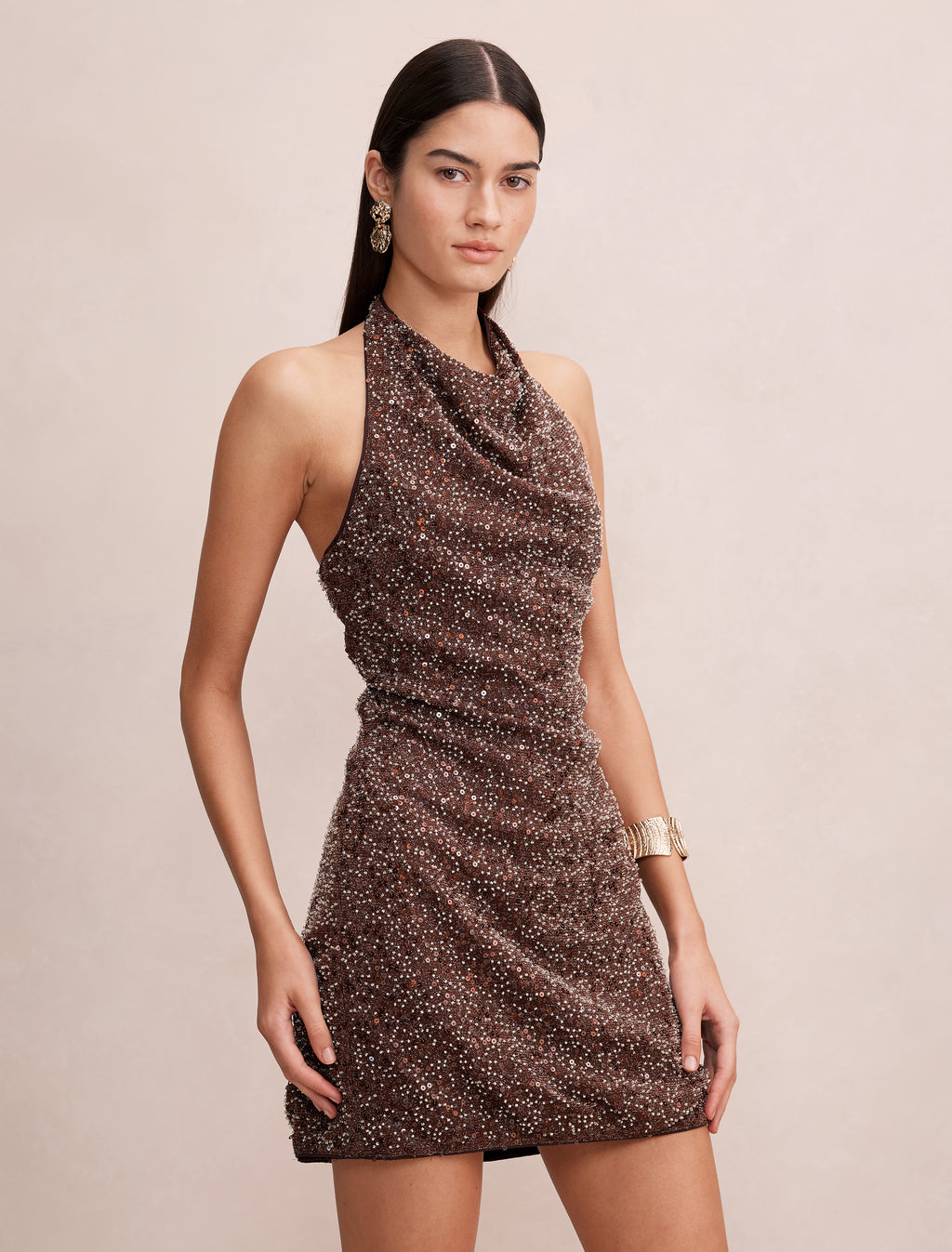 Mila Beaded Sequin Mini