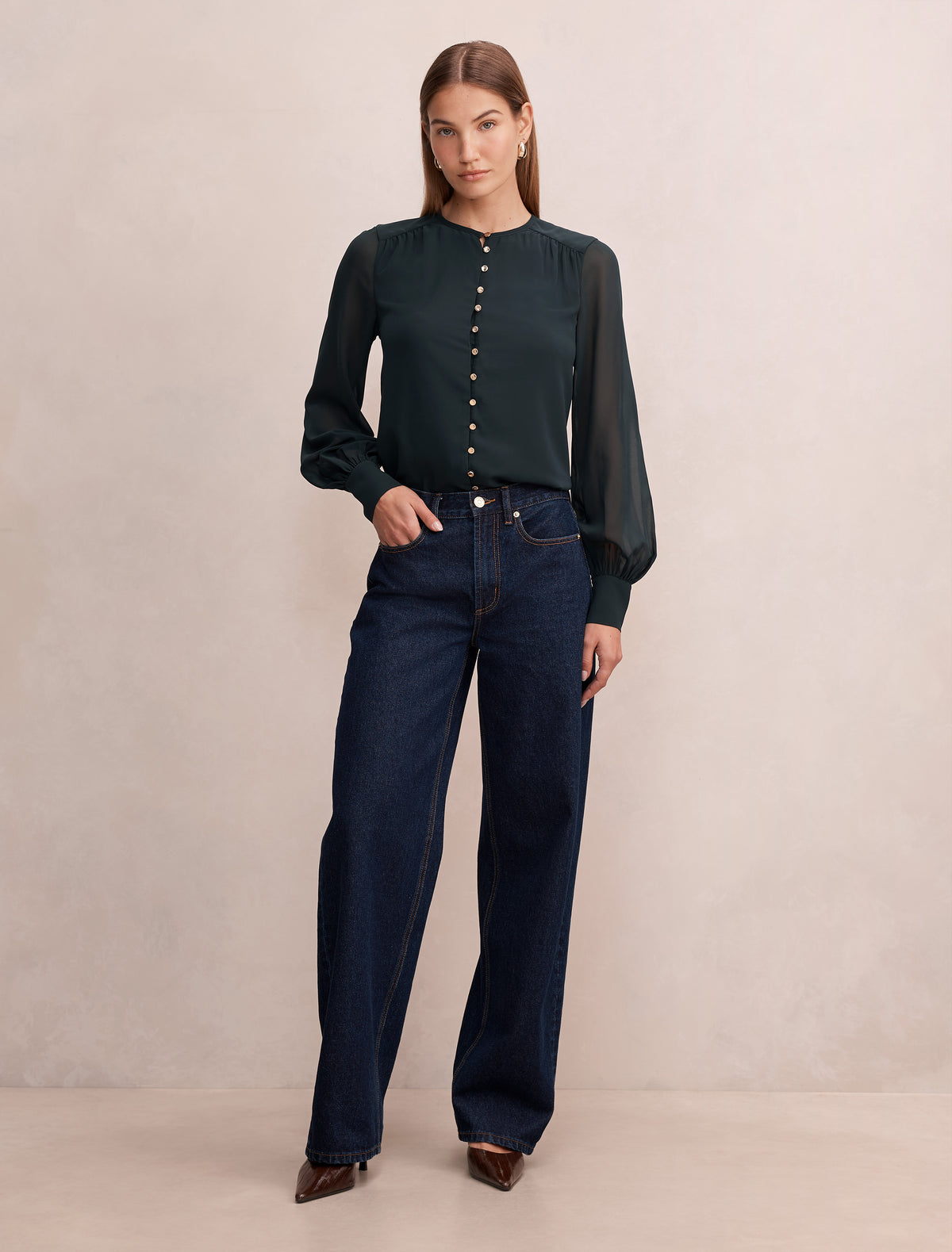 Rinna Long Sleeve Blouse