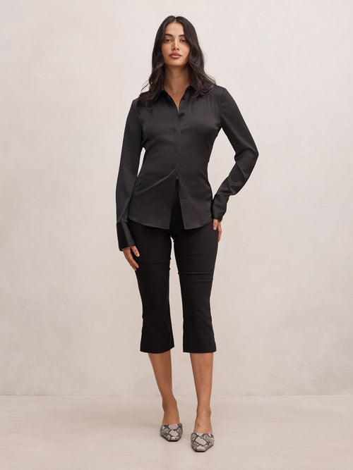 Alexis Flared Hem Capri