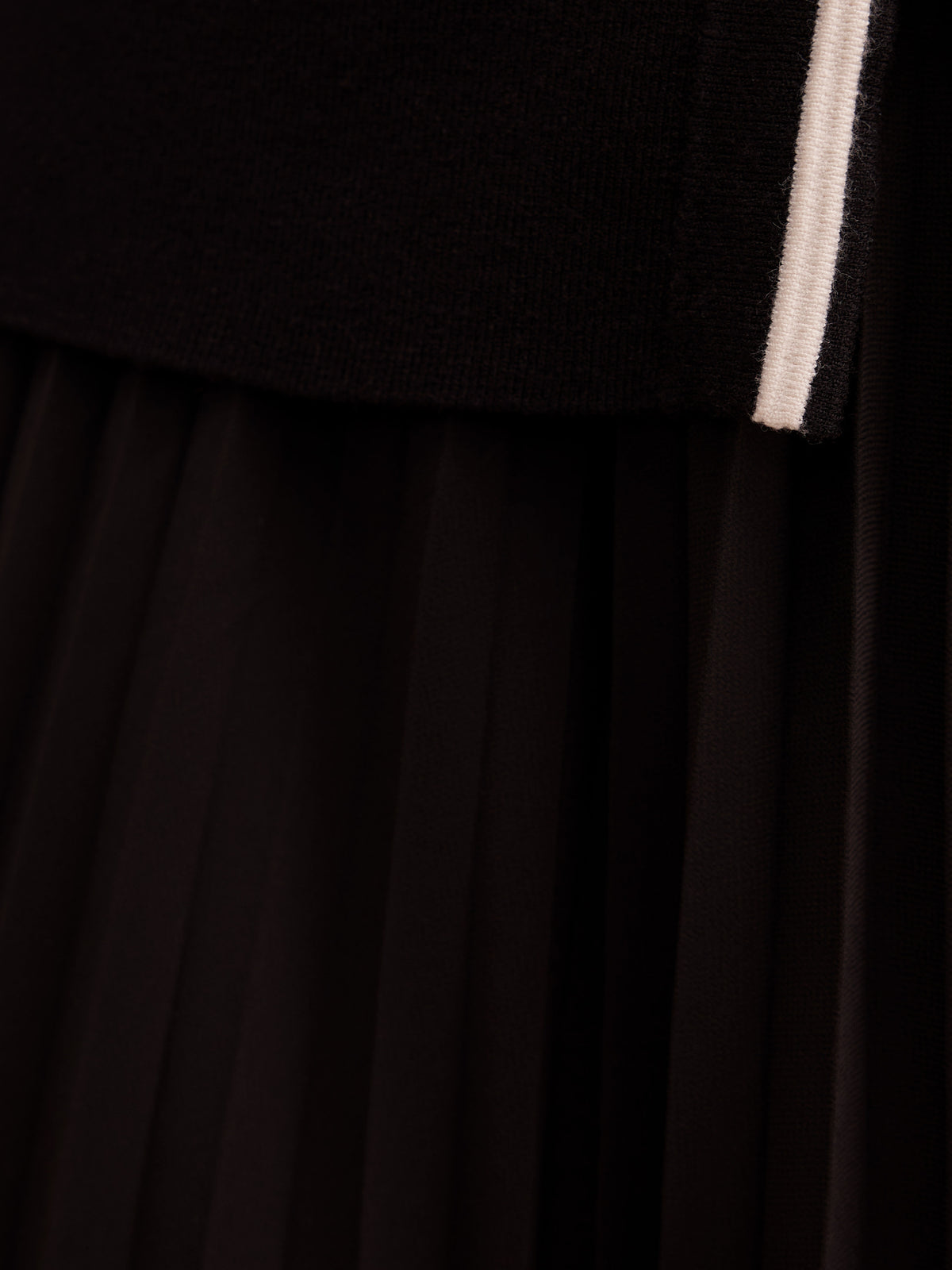 Delilah Petite Tipped Pleat Hem Midi