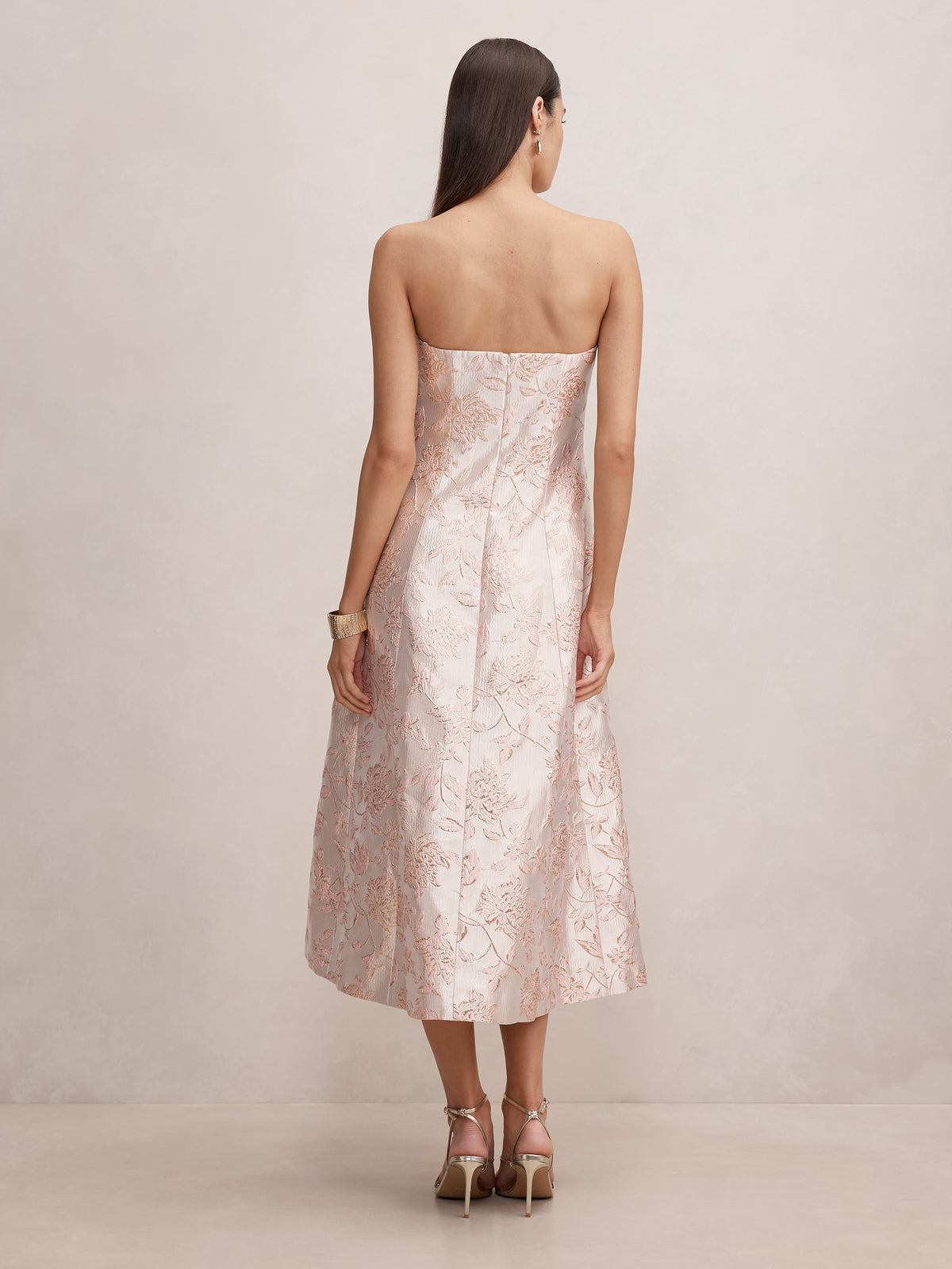 Charlotte Floral Jacquard Midi