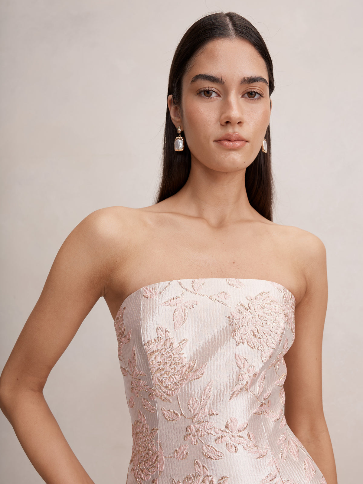 Charlotte Floral Jacquard Midi