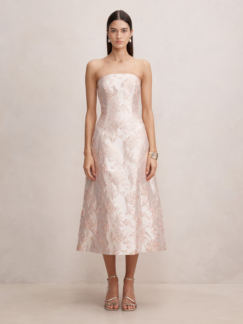 Charlotte Floral Jacquard Midi