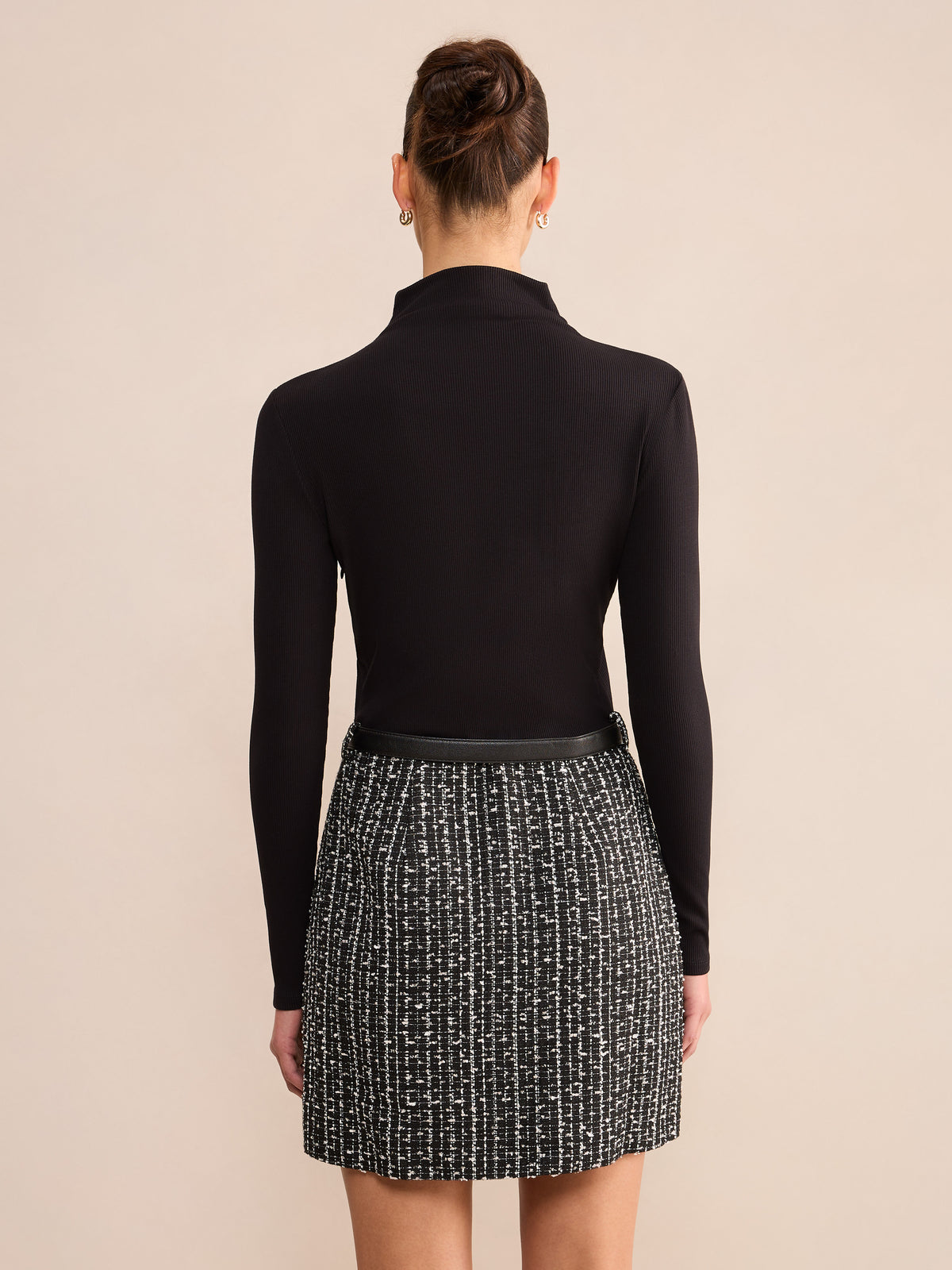 Valentina 2 in 1 Boucle Mini Dress