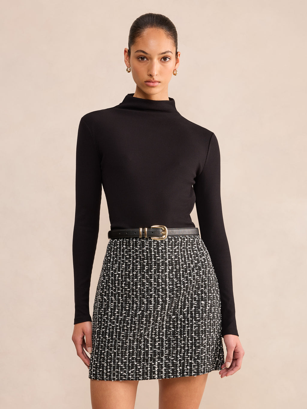 Valentina 2 in 1 Boucle Mini Dress