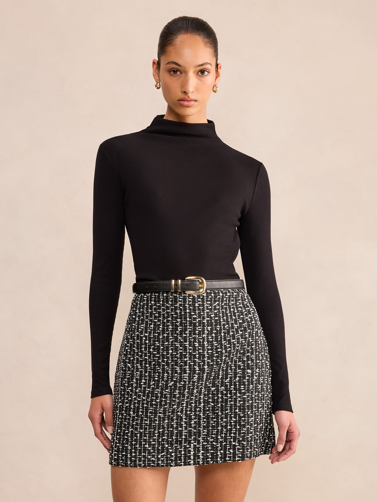 Valentina 2 in 1 Boucle Mini Dress