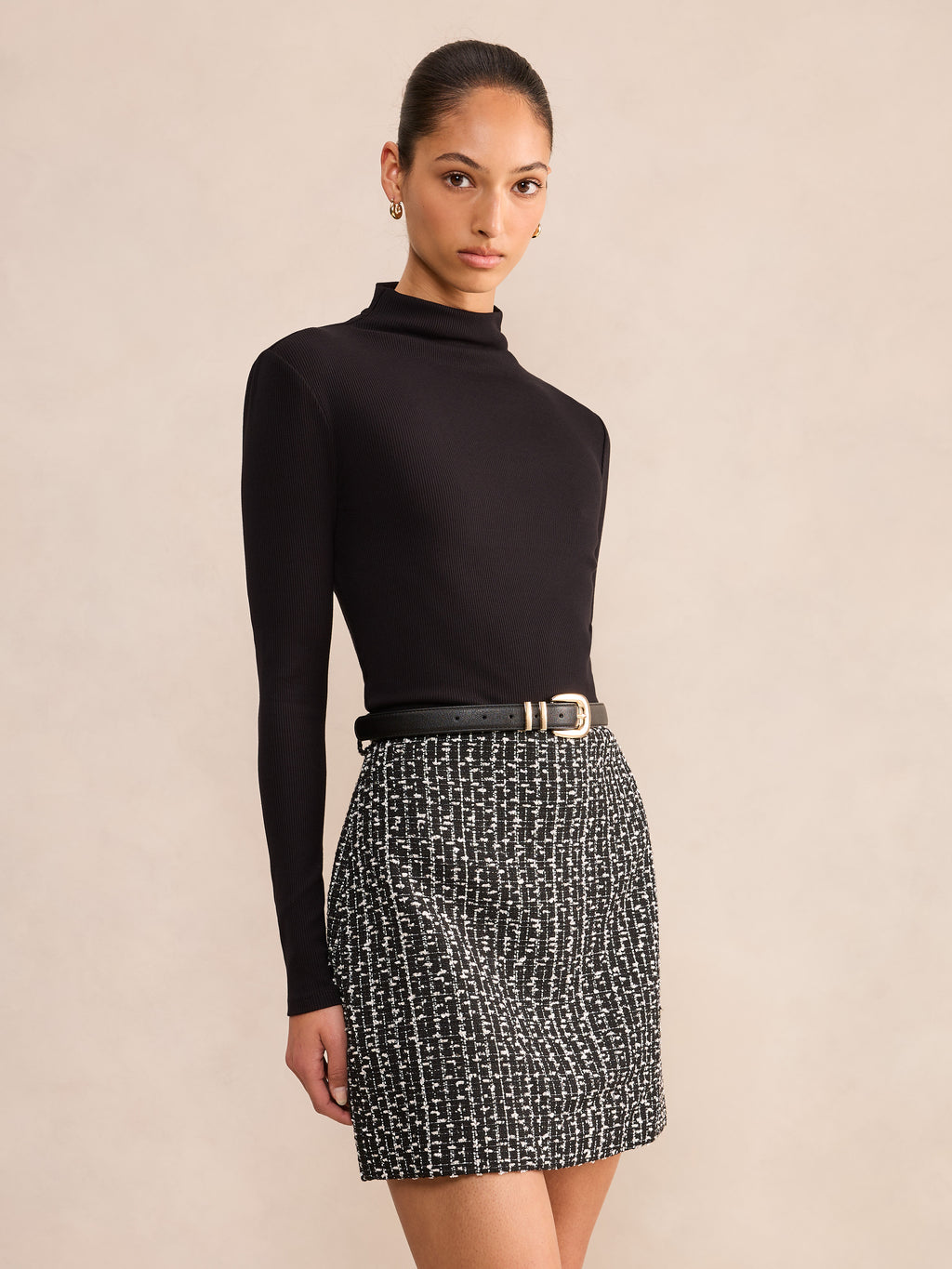 Valentina 2 in 1 Boucle Mini Dress