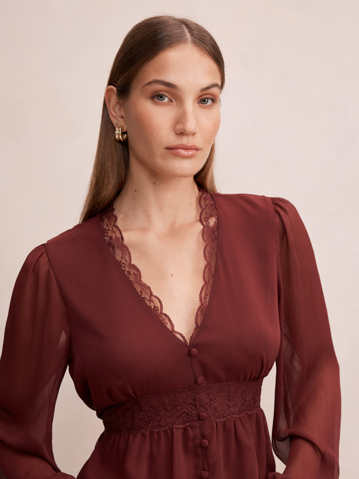Matilda Lace Detail Blouse