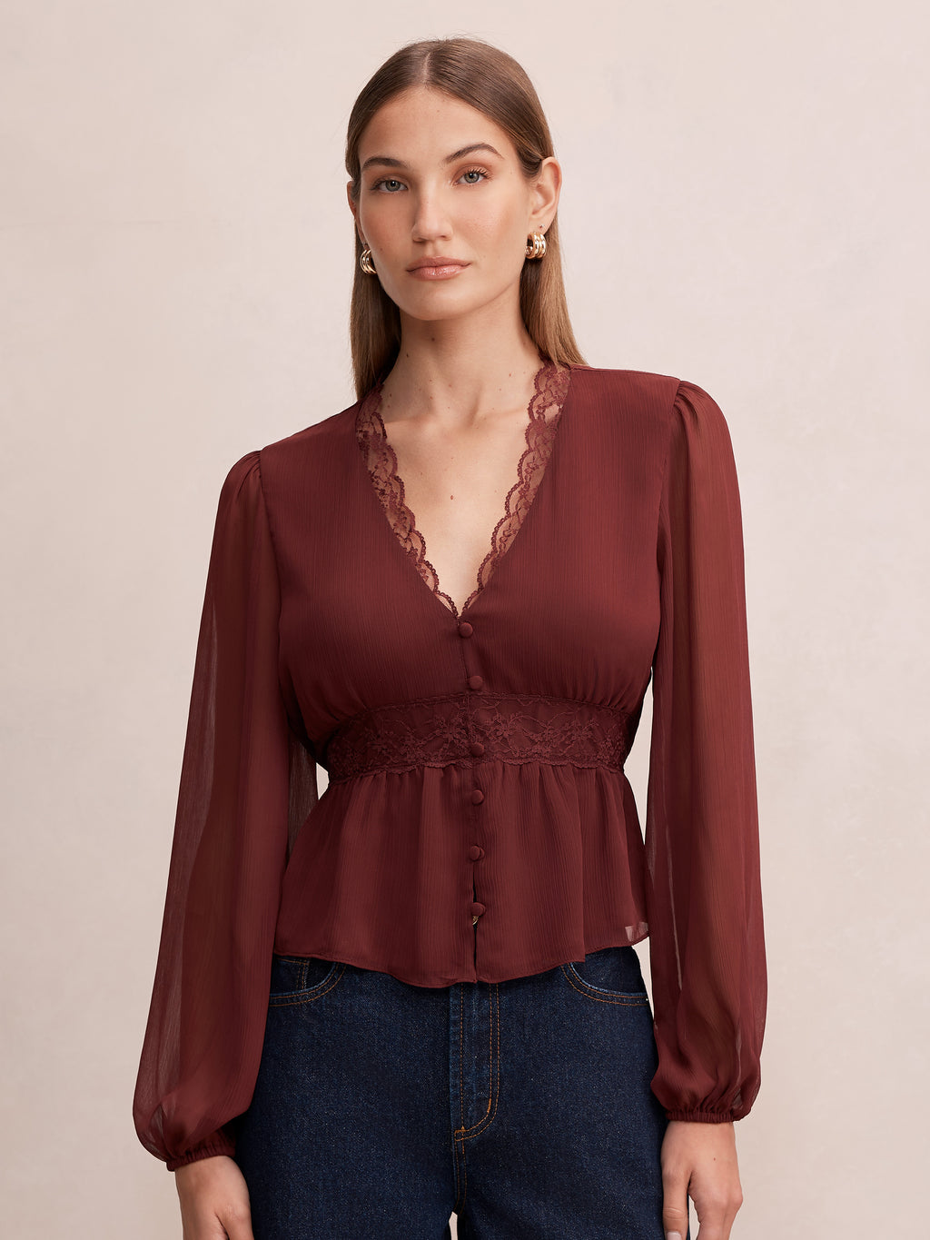 Matilda Lace Detail Blouse