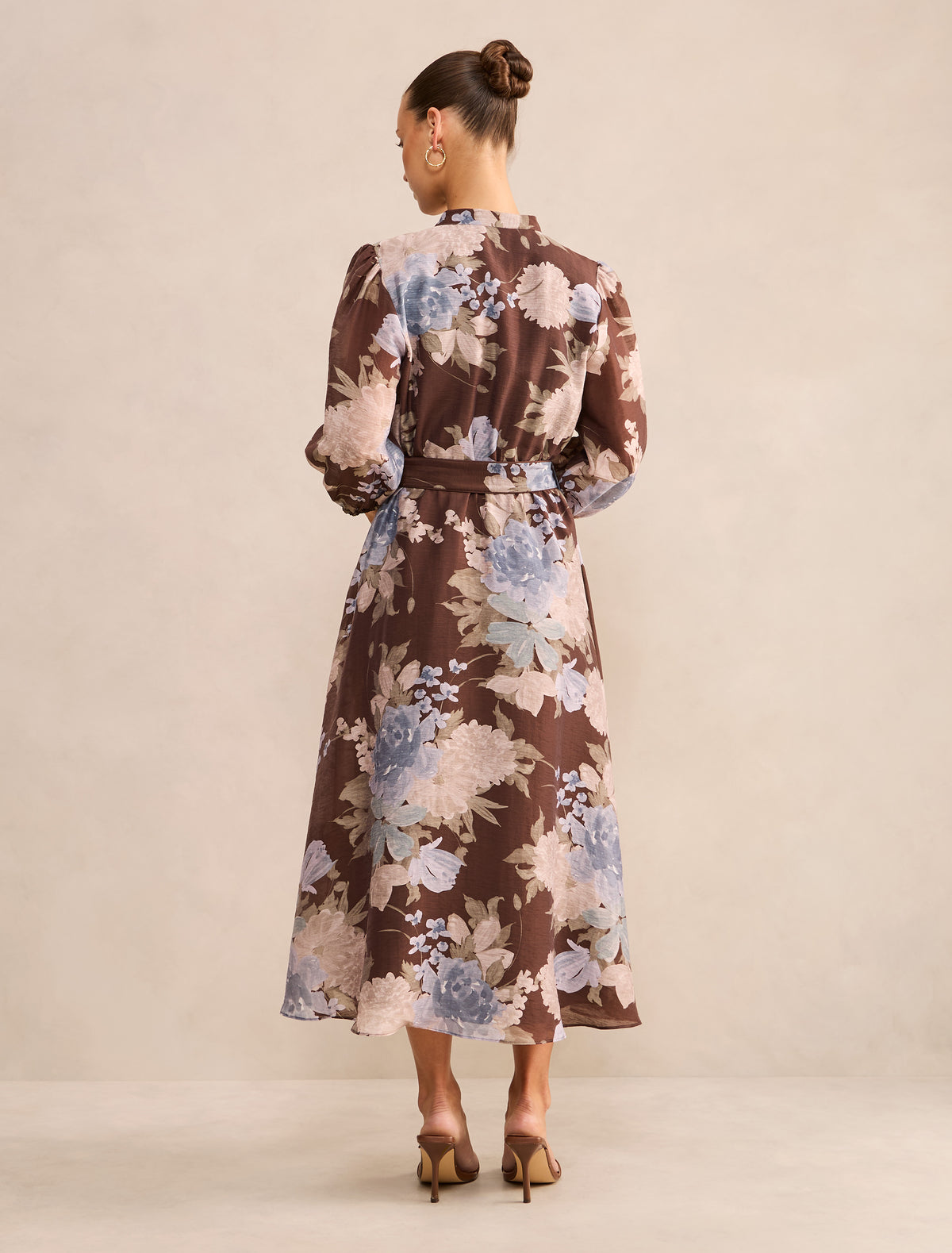 Irena Petite Printed Midi Dress