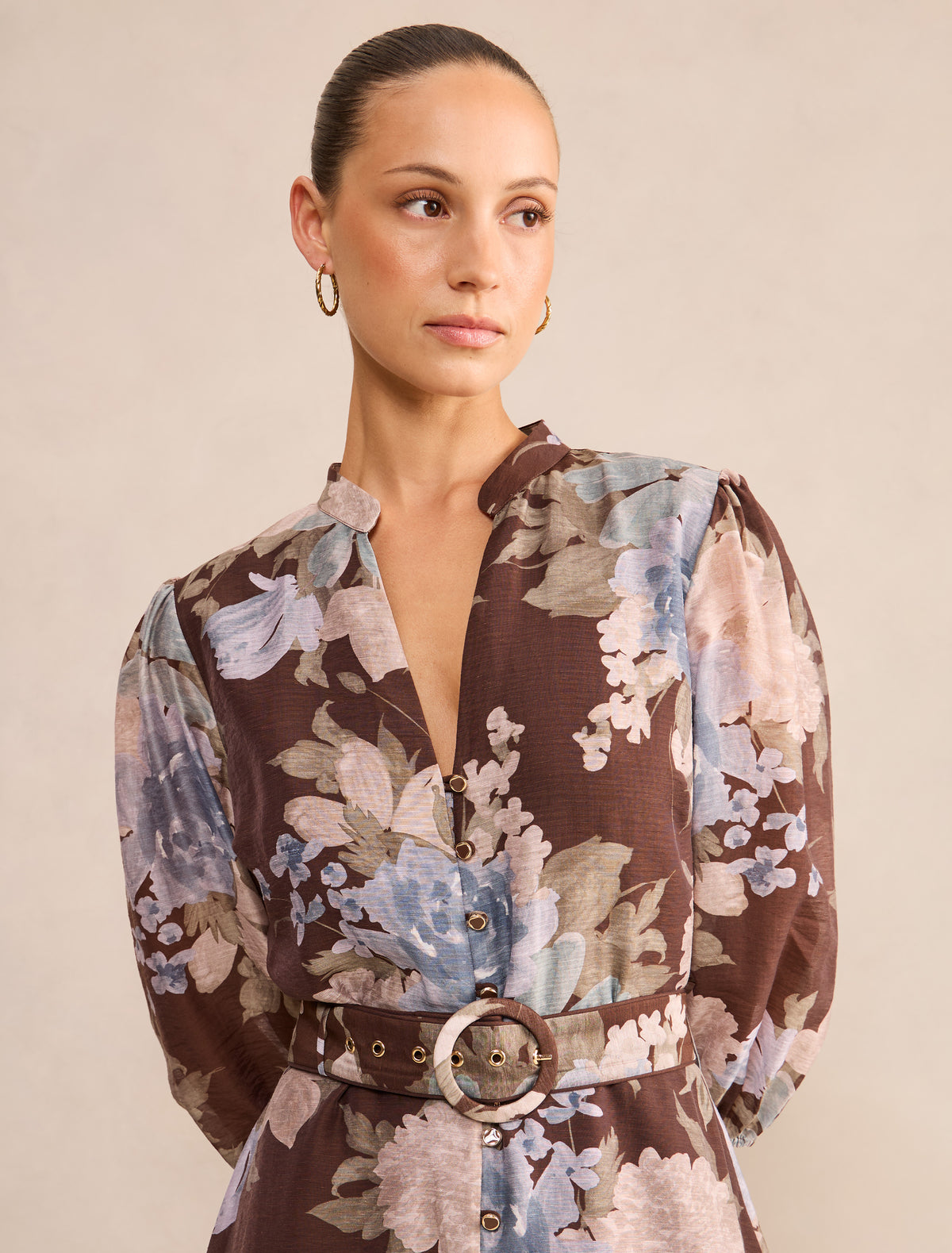 Irena Petite Printed Midi Dress