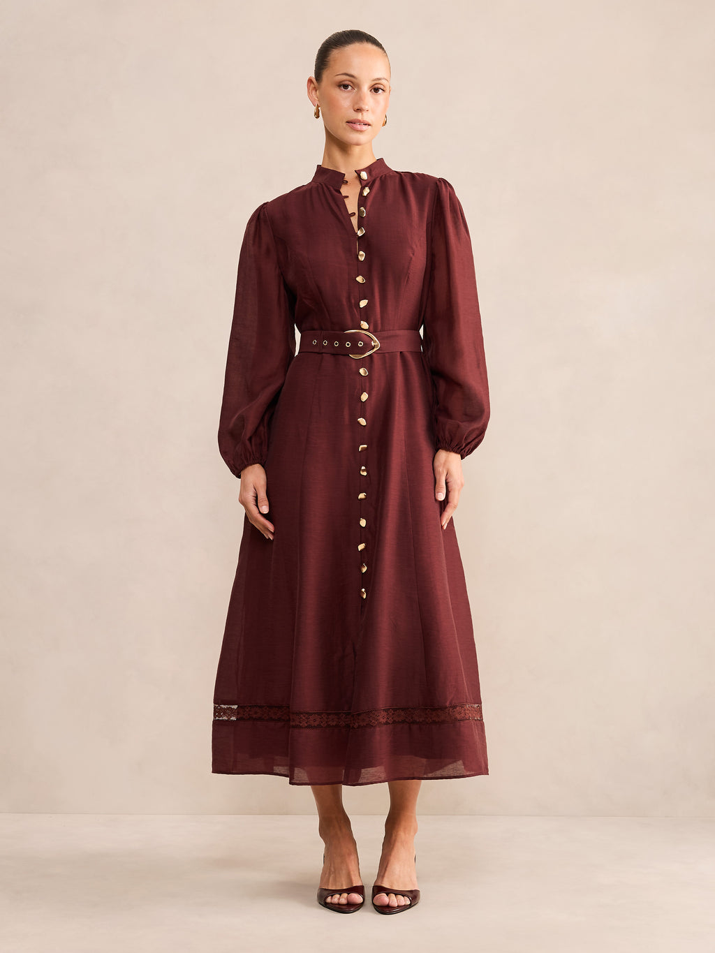 Juniper Petite Trim Blouson Dress