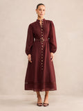 Juniper Petite Trim Blouson Dress