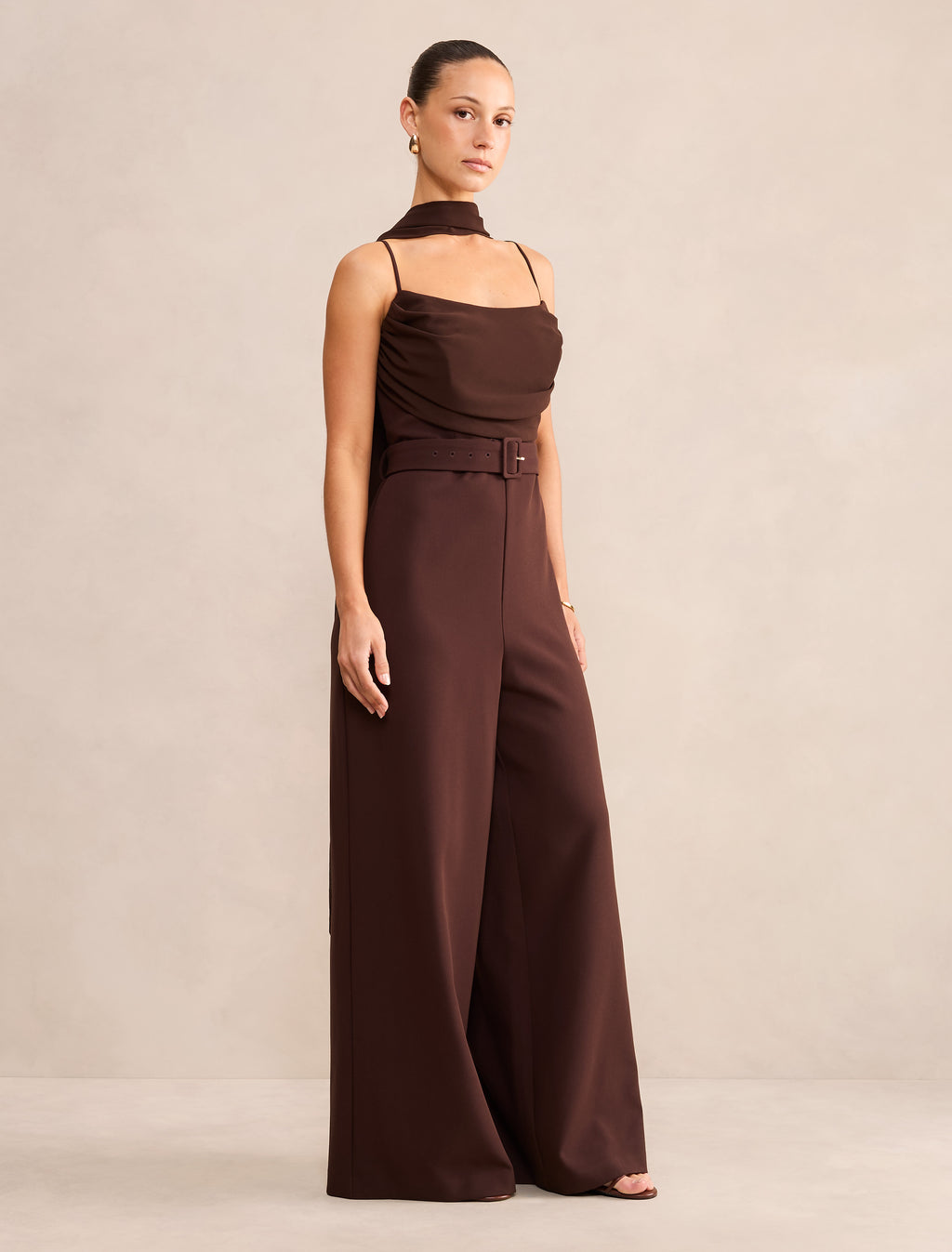 Leonie Petite Cape Overlay Jumpsuit