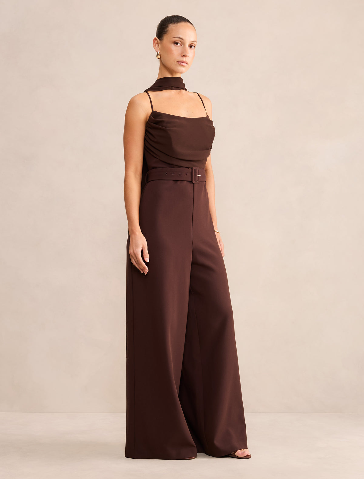 Leonie Petite Cape Overlay Jumpsuit