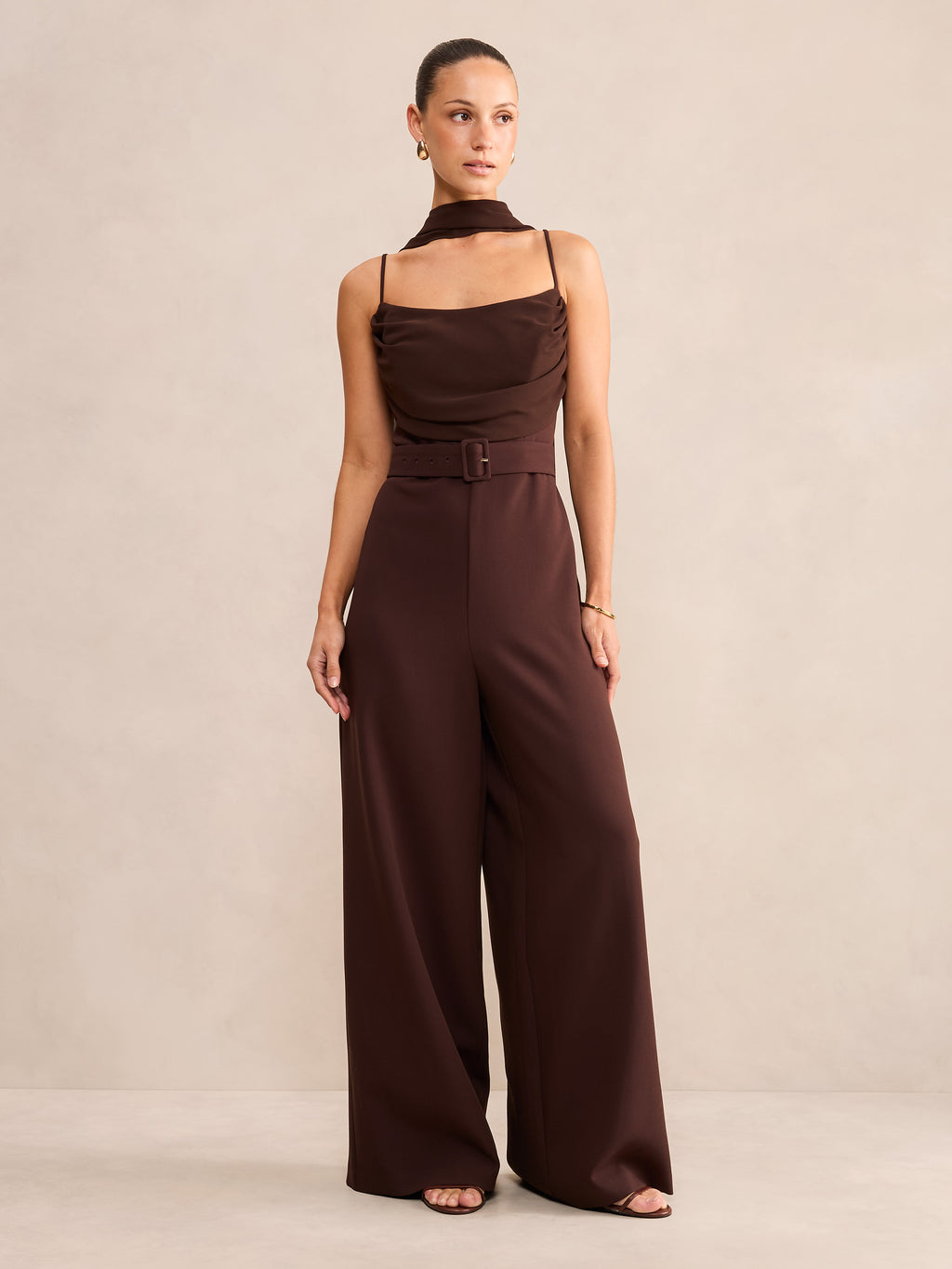 Leonie Petite Cape Overlay Jumpsuit