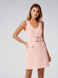 Sasha Belted Safari Dress