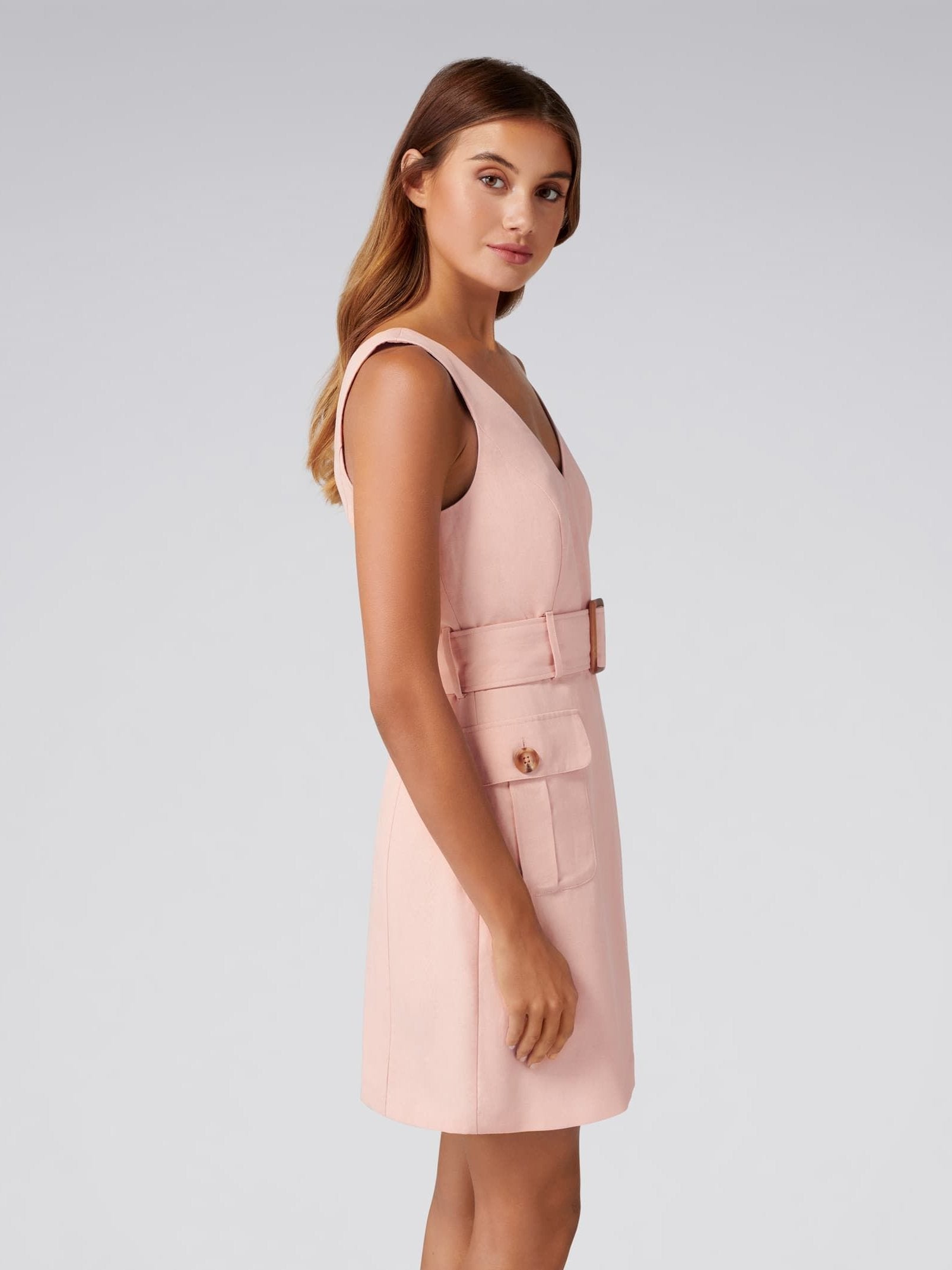 Sasha Belted Safari Mini Dress