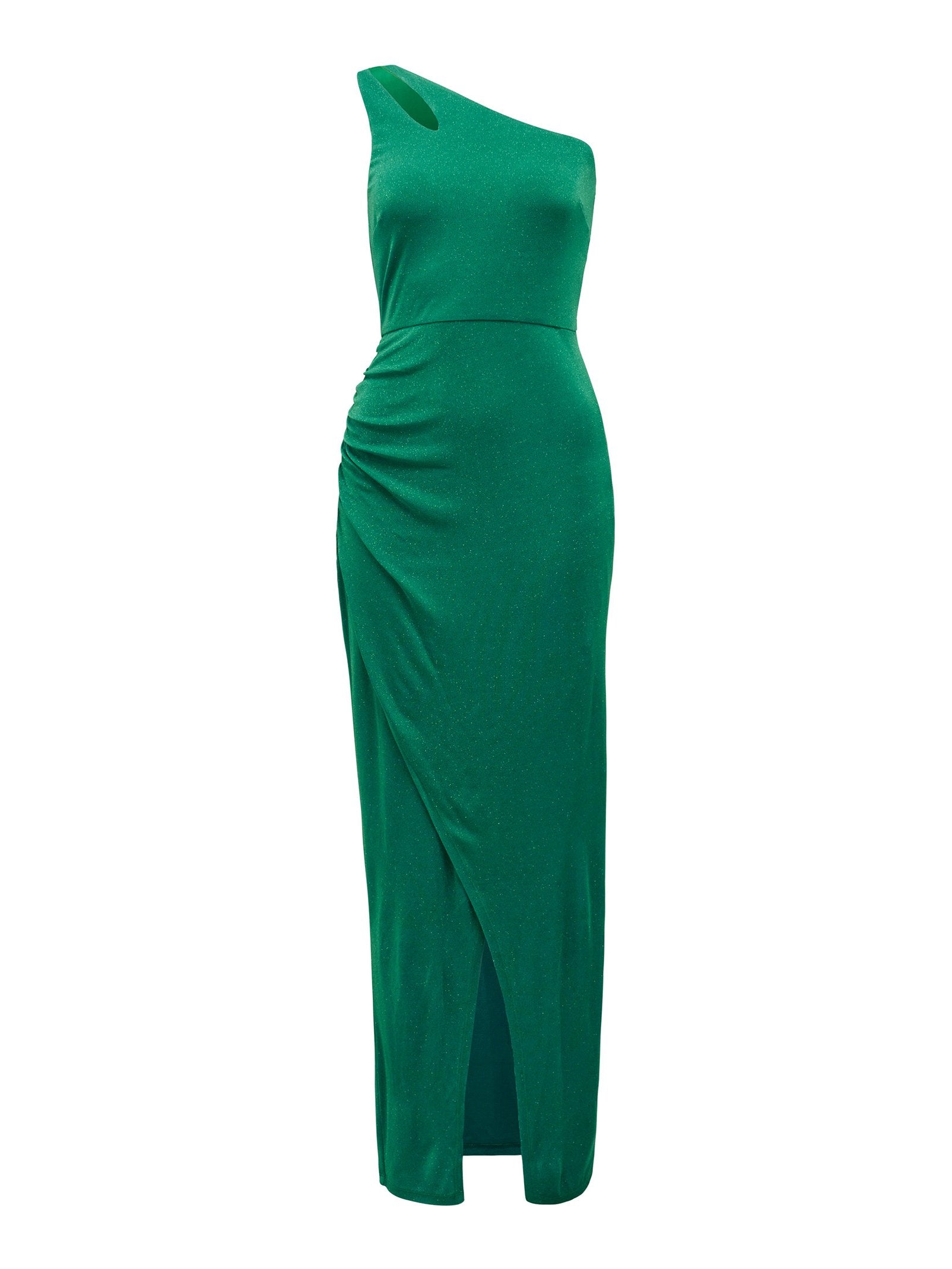 Delaney Glitter One Shoulder Gown