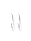 Leah Hammered Hoop Earrings