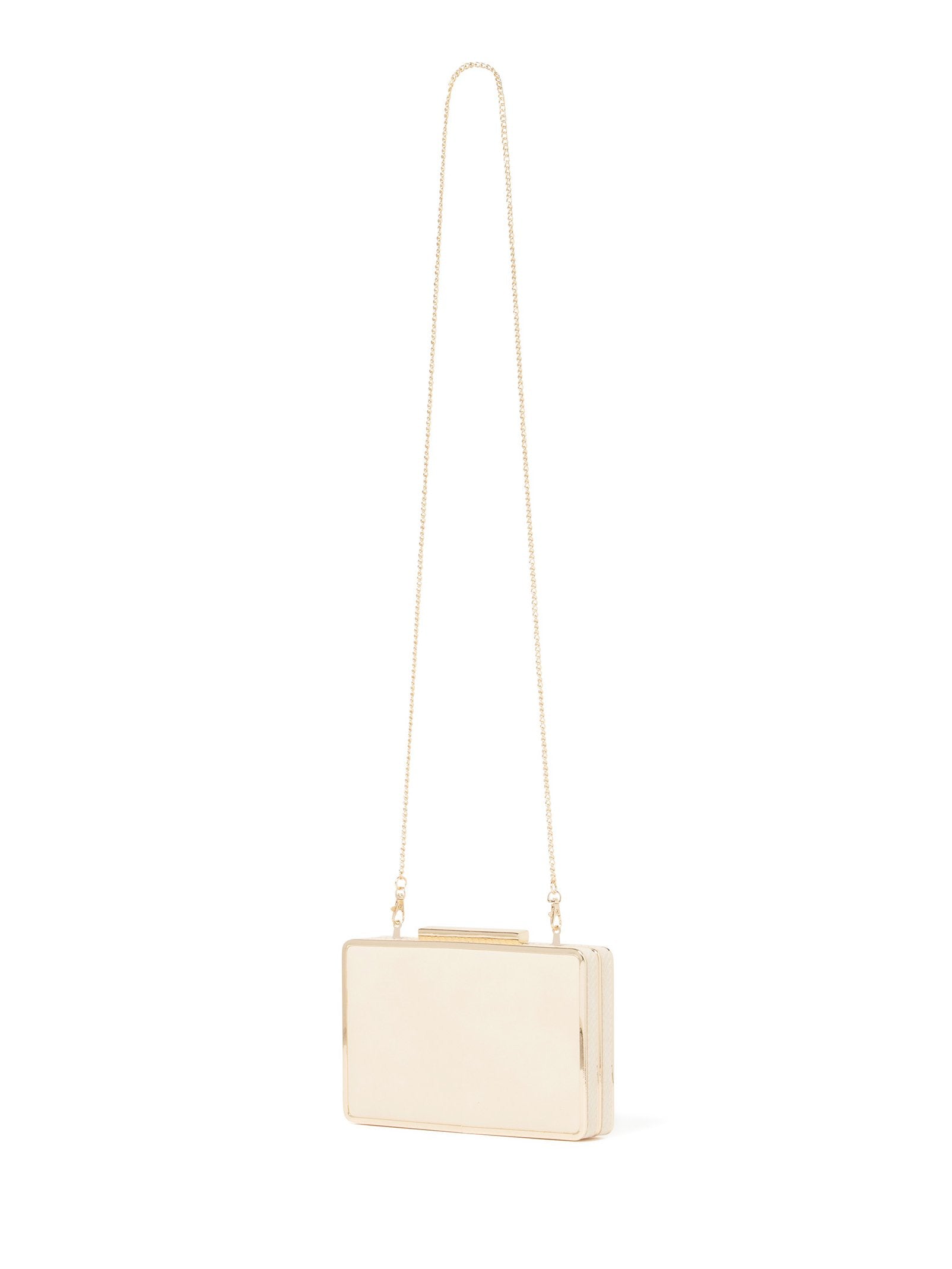 Evelyn Metal Clutch