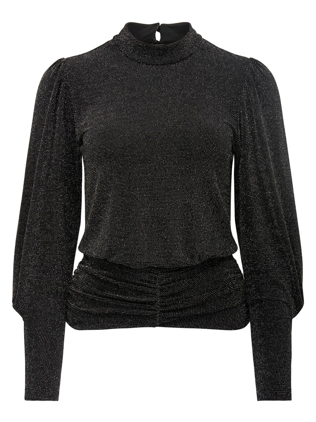 Rachel Ruched Glitter Top