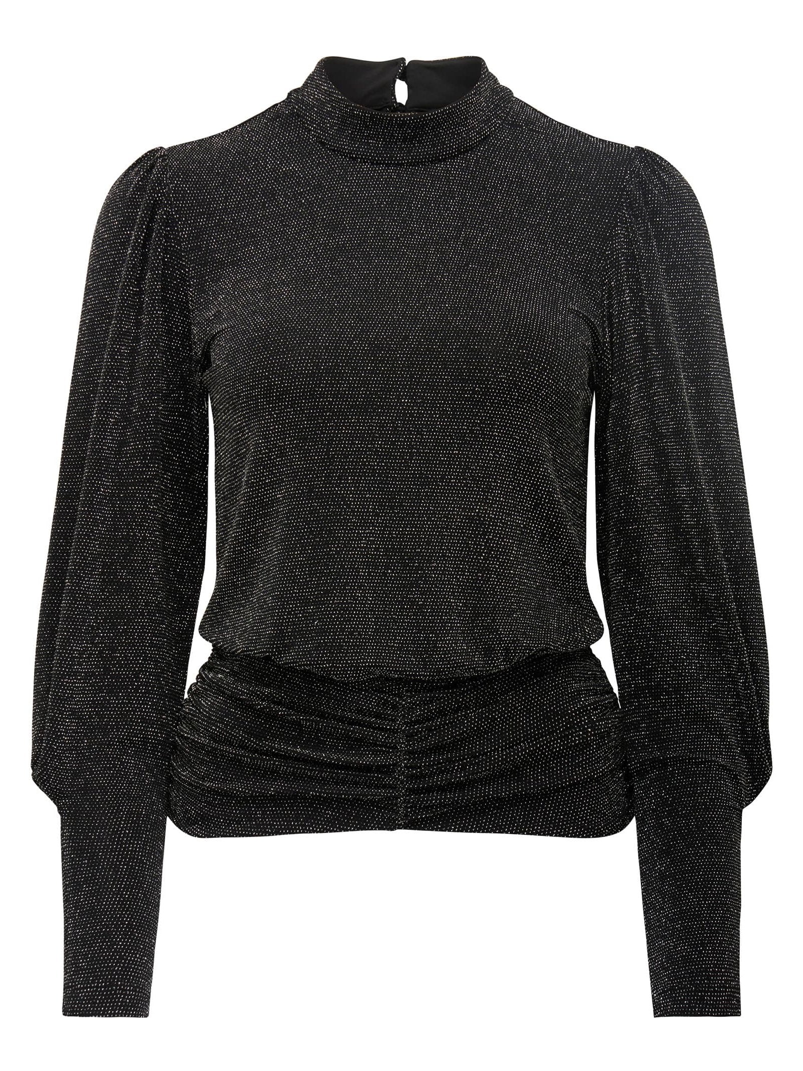 Rachel Ruched Glitter Top