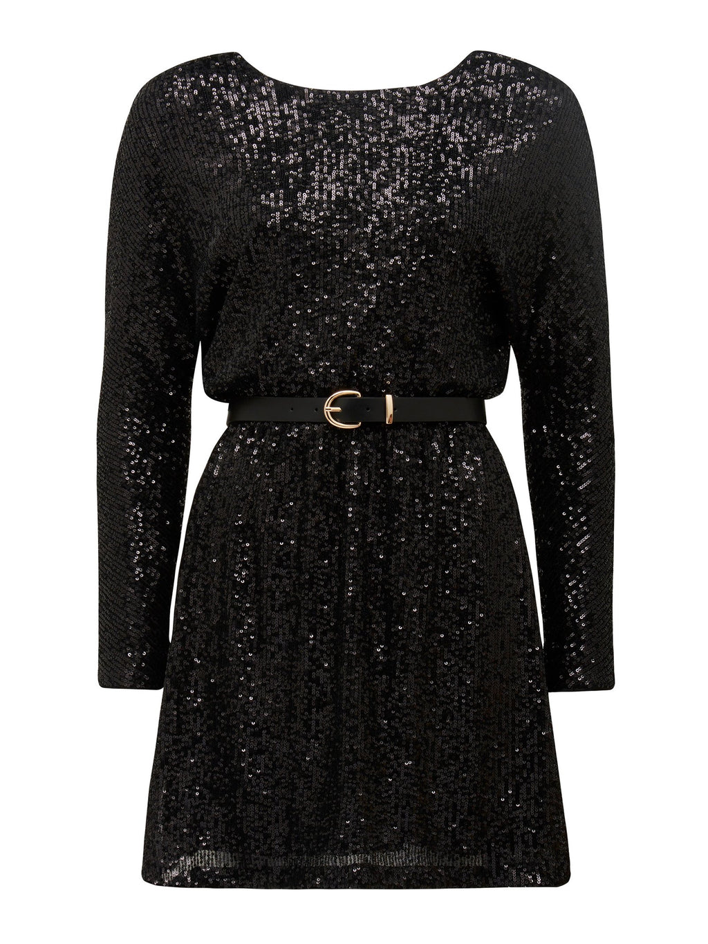 Sia Petite Sequin Batwing Mini Dress