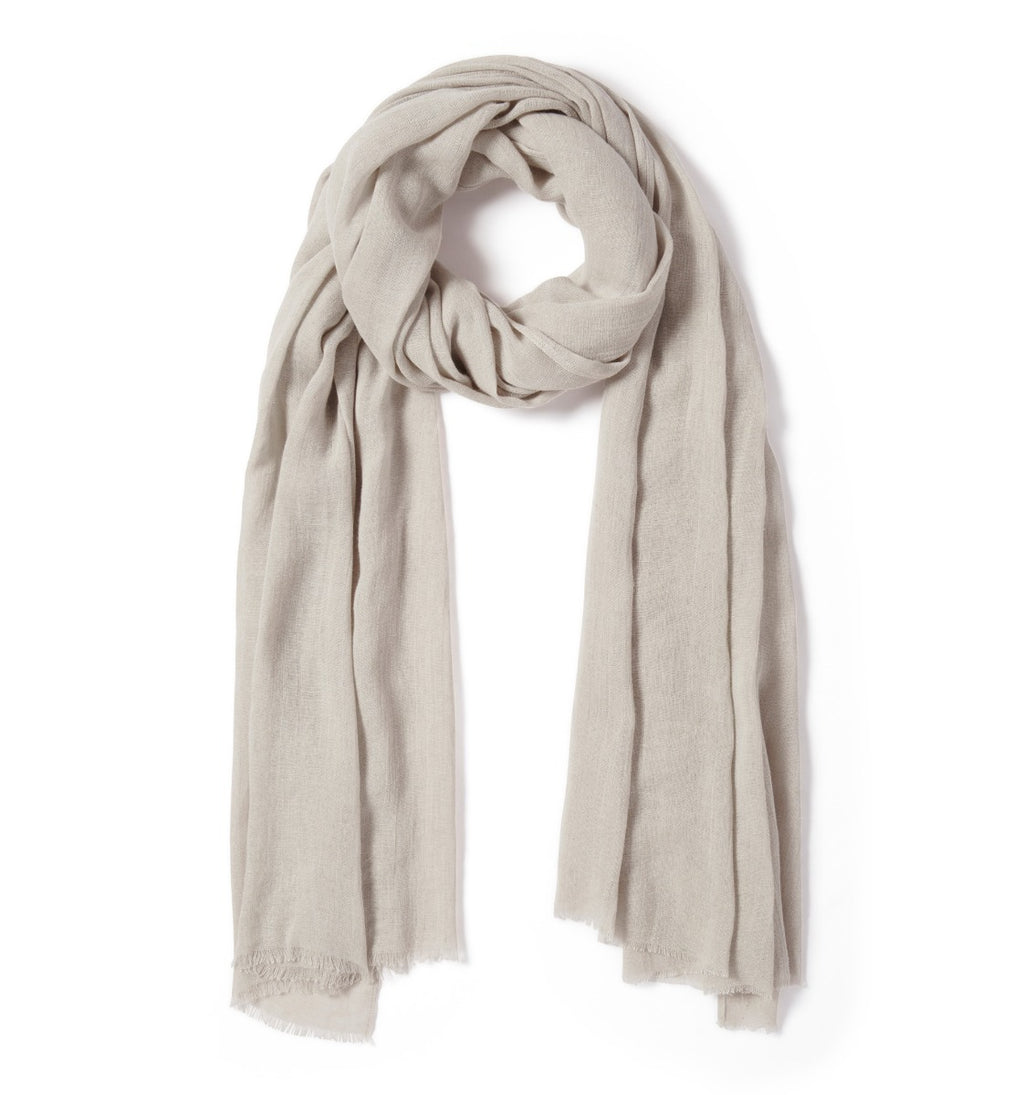 Mila Plain Linen Scarf