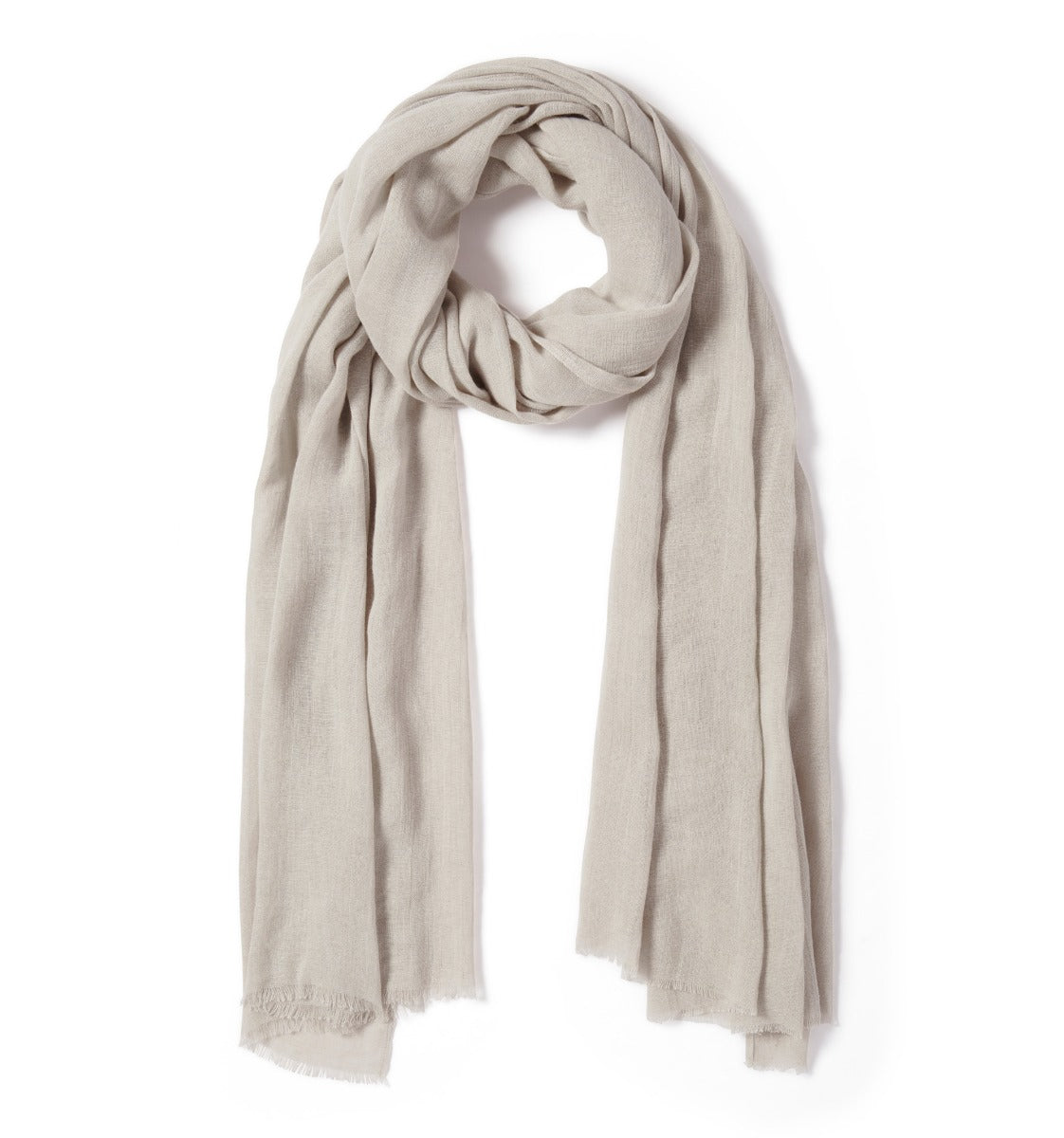 Mila Plain Linen Scarf